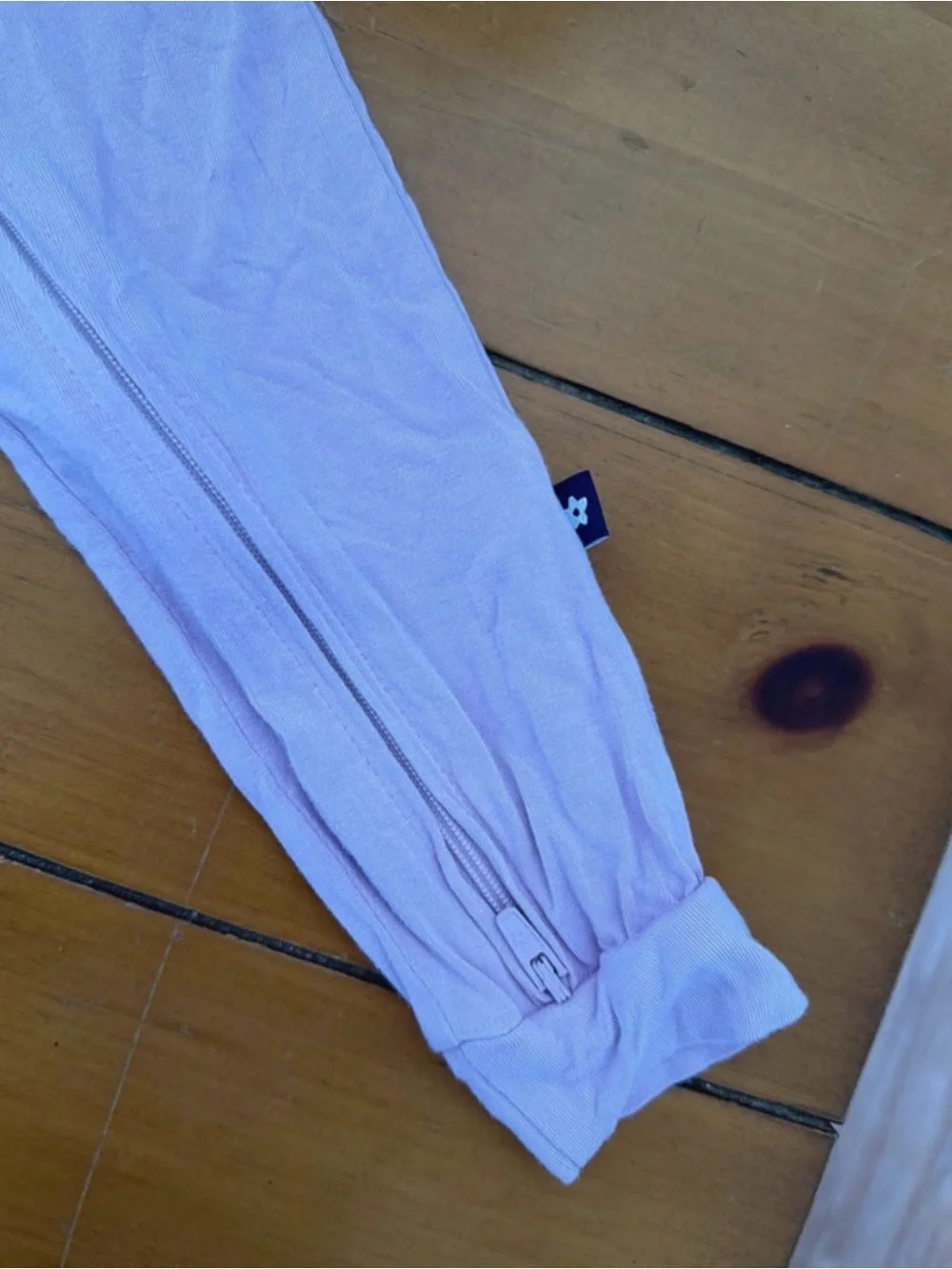 Larkspur lavender footie